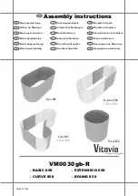 Предварительный просмотр 1 страницы Vitavia BASIC 858 Assembly Instructions