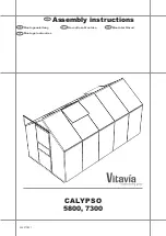 Vitavia Calypso 5800 Assembly Instructions Manual preview