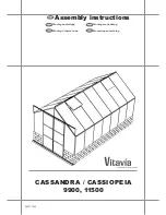 Vitavia Cassandra 11500 Assembly Instructions Manual preview