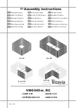 Vitavia CUBE 630 Assembly Instructions предпросмотр