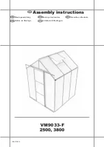 Vitavia FLORA 2500 Assembly Instructions Manual preview