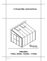 Vitavia Helena 10200 Assembly Instructions Manual предпросмотр