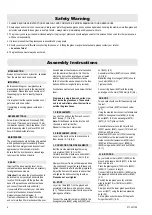 Preview for 4 page of Vitavia Hera 2 9000 Assembly Instructions Manual