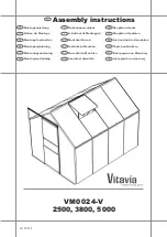 Preview for 1 page of Vitavia Venus 2500 Assembly Instructions Manual