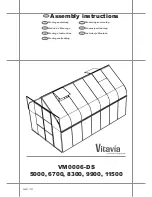 Vitavia VM0006-DS 11500 Assembly Instructions Manual preview