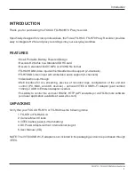 Preview for 10 page of Vitec Multimedia FOCUS FS-H60 User Manual