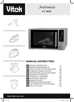 Предварительный просмотр 1 страницы Vitek Andromeda VT-1699 Manual Instruction