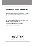 Preview for 28 page of Vitek INDOOR MIGHTY DOME - Manual