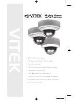 Vitek Mighty DomeColor Dome Camera Series User Manual preview