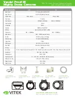 Preview for 2 page of Vitek Mighty VTD-MVP1850/L35 Specifications