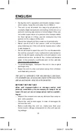 Preview for 12 page of Vitek MW-2410 BK Manual Instruction