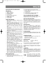 Preview for 4 page of Vitek Platinum VT-1340 PL Manual Instruction