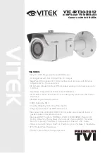 Preview for 1 page of Vitek Premium TVI VTC-IRT30-2812 Manual