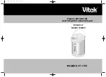 Preview for 1 page of Vitek Thermal Manual Instruction