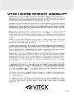 Preview for 24 page of Vitek Transcendent VT-TPTZ-B10X2A User Manual