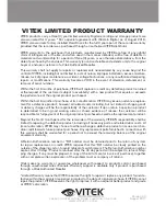 Предварительный просмотр 100 страницы Vitek Transcendent VT-TTAR Series User Manual