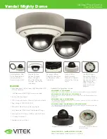 Предварительный просмотр 1 страницы Vitek VANDAL MIGHTY DOME Datasheet