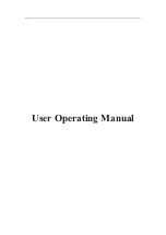 Vitek VK100W User'S Operating Manual preview