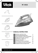 Предварительный просмотр 1 страницы Vitek VT-1252 Manual Instruction