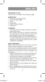 Preview for 3 page of Vitek VT-1307 Manual Instruction