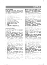 Preview for 17 page of Vitek VT-1416 W Manual Instrucitons