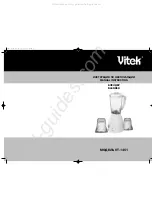 Vitek VT-1451 Manual Instruction предпросмотр