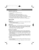 Preview for 4 page of Vitek VT-1500 Operation Manual