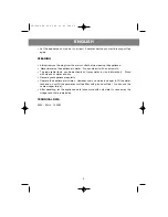 Preview for 5 page of Vitek VT-1500 Operation Manual