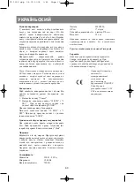 Preview for 60 page of Vitek VT-1652 Manual Instruction