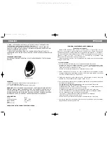 Предварительный просмотр 4 страницы Vitek VT-1907 Manual Instruction