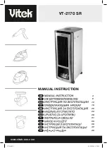 Vitek VT-2170 SR Instruction Manual preview