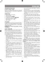 Предварительный просмотр 3 страницы Vitek VT-2170 Manual Instruction