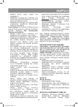 Предварительный просмотр 19 страницы Vitek VT-2176 Manual Instruction