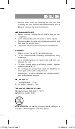 Preview for 7 page of Vitek VT-2320 Manual Instruction