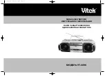 Preview for 1 page of Vitek VT-3206 Manual Instruction