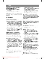 Предварительный просмотр 40 страницы Vitek VT-3465 Manual Instructions