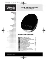 Preview for 2 page of Vitek VT-3522 Manual Instruction