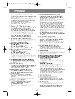 Preview for 20 page of Vitek VT-3606 Manual Instruction