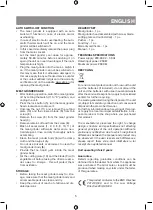 Предварительный просмотр 5 страницы Vitek VT-3619 Manual Instruction