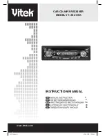 Preview for 1 page of Vitek VT-3621 BK Instruction Manual