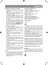 Preview for 19 page of Vitek VT-3627 Manual Instruction