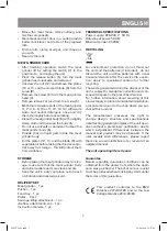 Предварительный просмотр 7 страницы Vitek VT-3628 Manual Instruction