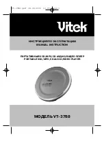 Preview for 2 page of Vitek VT-3788 Manual Instruction