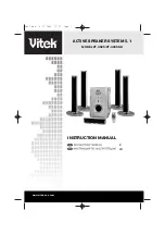 Preview for 1 page of Vitek VT-4025 Instruction Manual