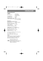 Предварительный просмотр 23 страницы Vitek VT-4026 Instruction Manual