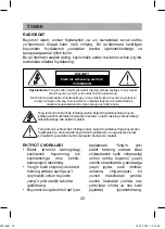 Предварительный просмотр 22 страницы Vitek VT-6601 Manual Instruction