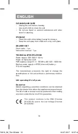 Preview for 10 page of Vitek VT-6610 SR Manual Instruction