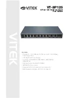 Preview for 1 page of Vitek VT-8P125 Manual