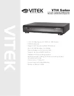Vitek VT-H Series Manual preview