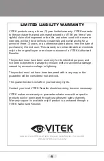 Preview for 4 page of Vitek VT-PIRC2/H Manual